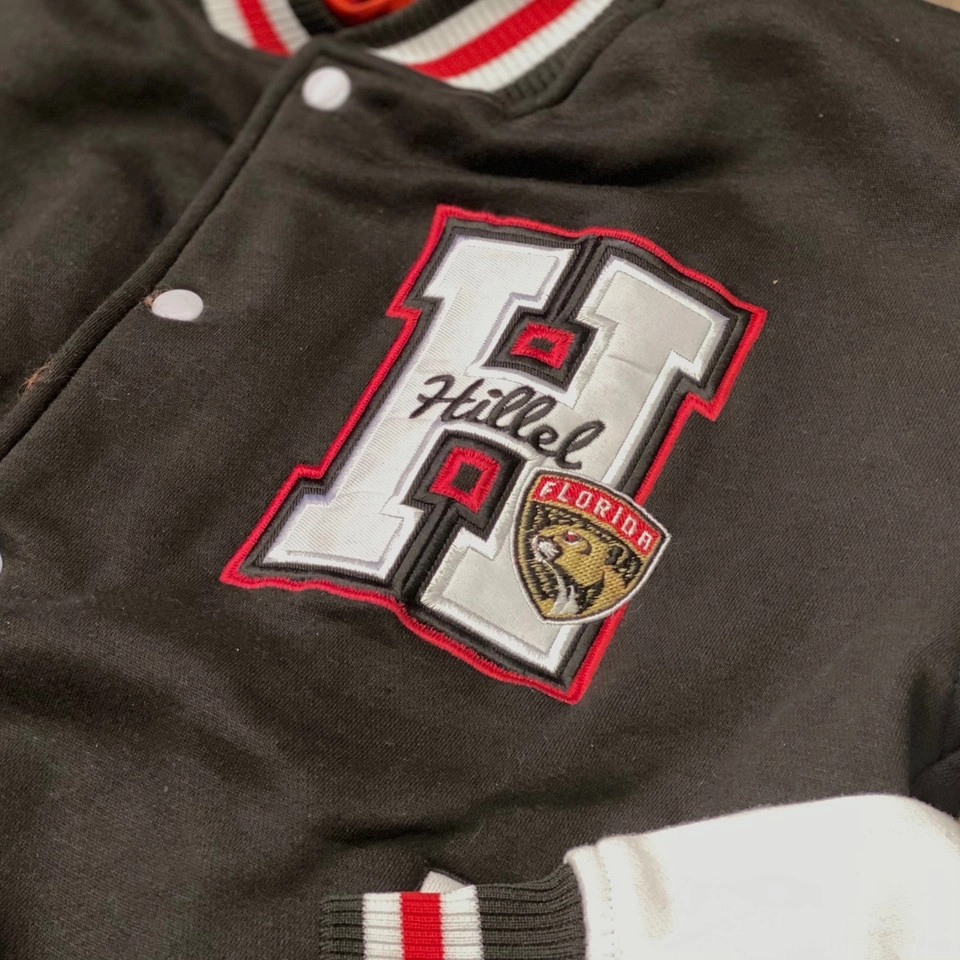 Cotton Fleece Varsity Jacket With No Lining 10