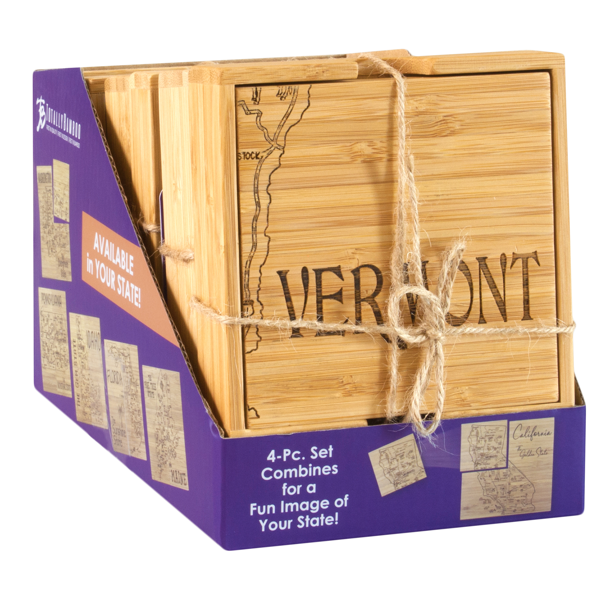 Vermont Puzzle Coaster Set 2