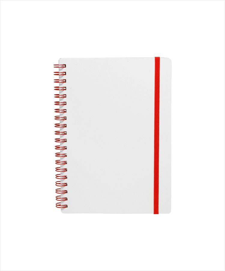 Frosted Eco Spiral Notebook Jotter, Full Color 4