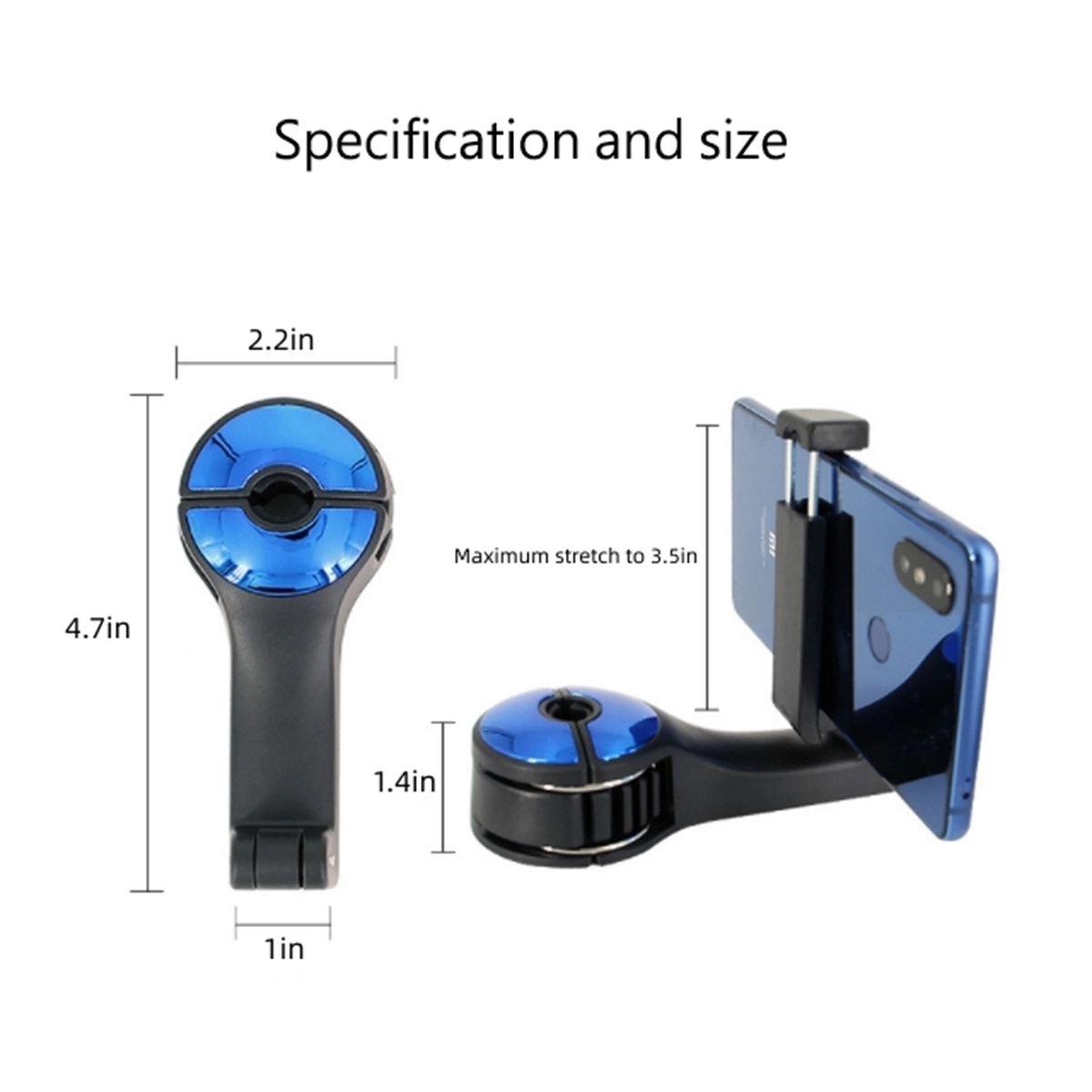 Car Headrest Hidden Hook with Phone Holder 3