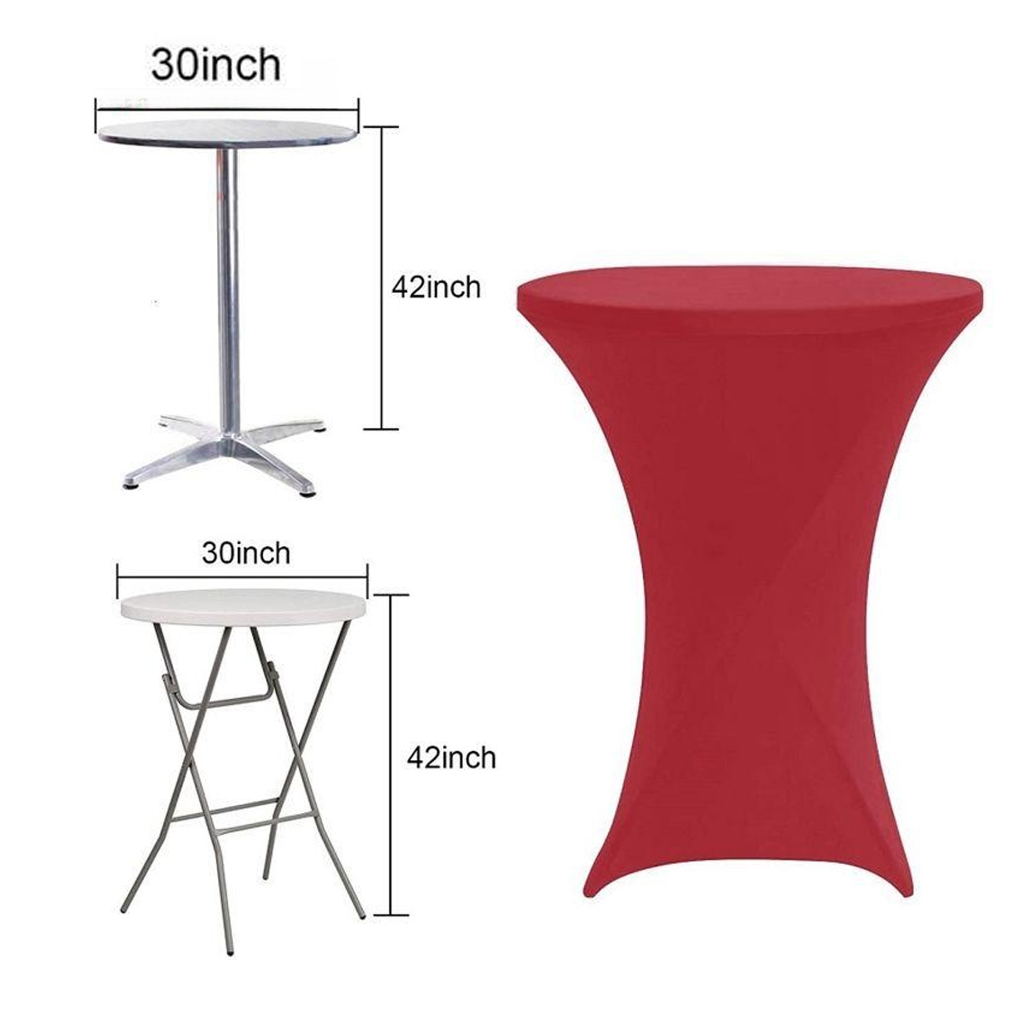 32in Custom Full Color Round Tablecloth MOQ1 2