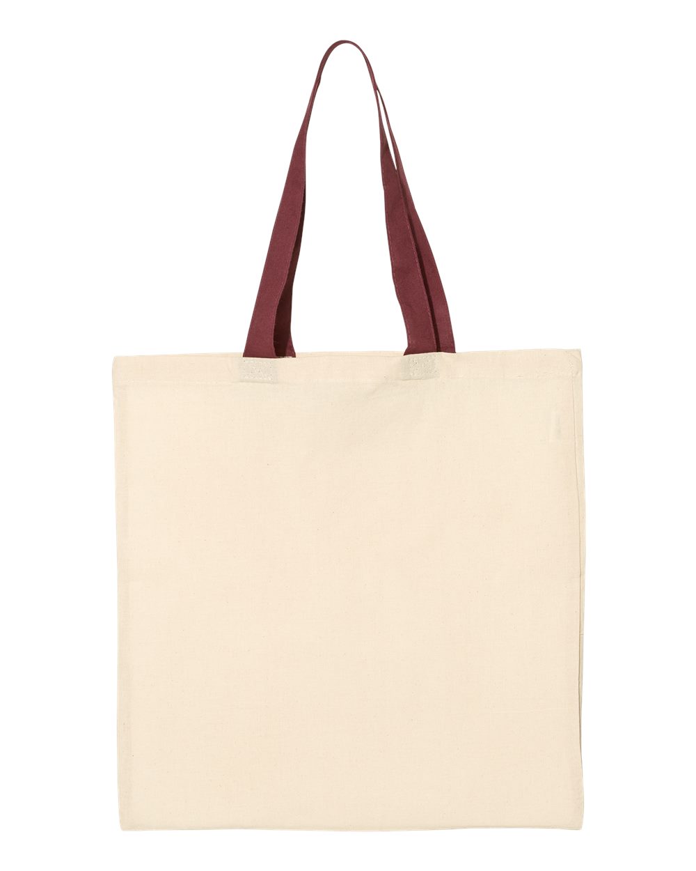 Economical Tote with Contrast-Color Handles - QTB6000, custom tote bag with logo imprint 16