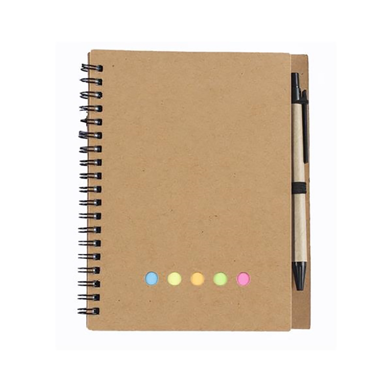 Small Spiral Notebook With Sticky Notes And Flags 3