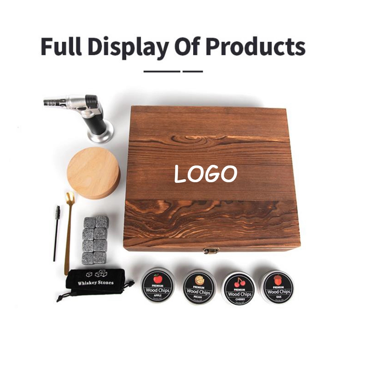 Smoker Kit With Wooden Box 2