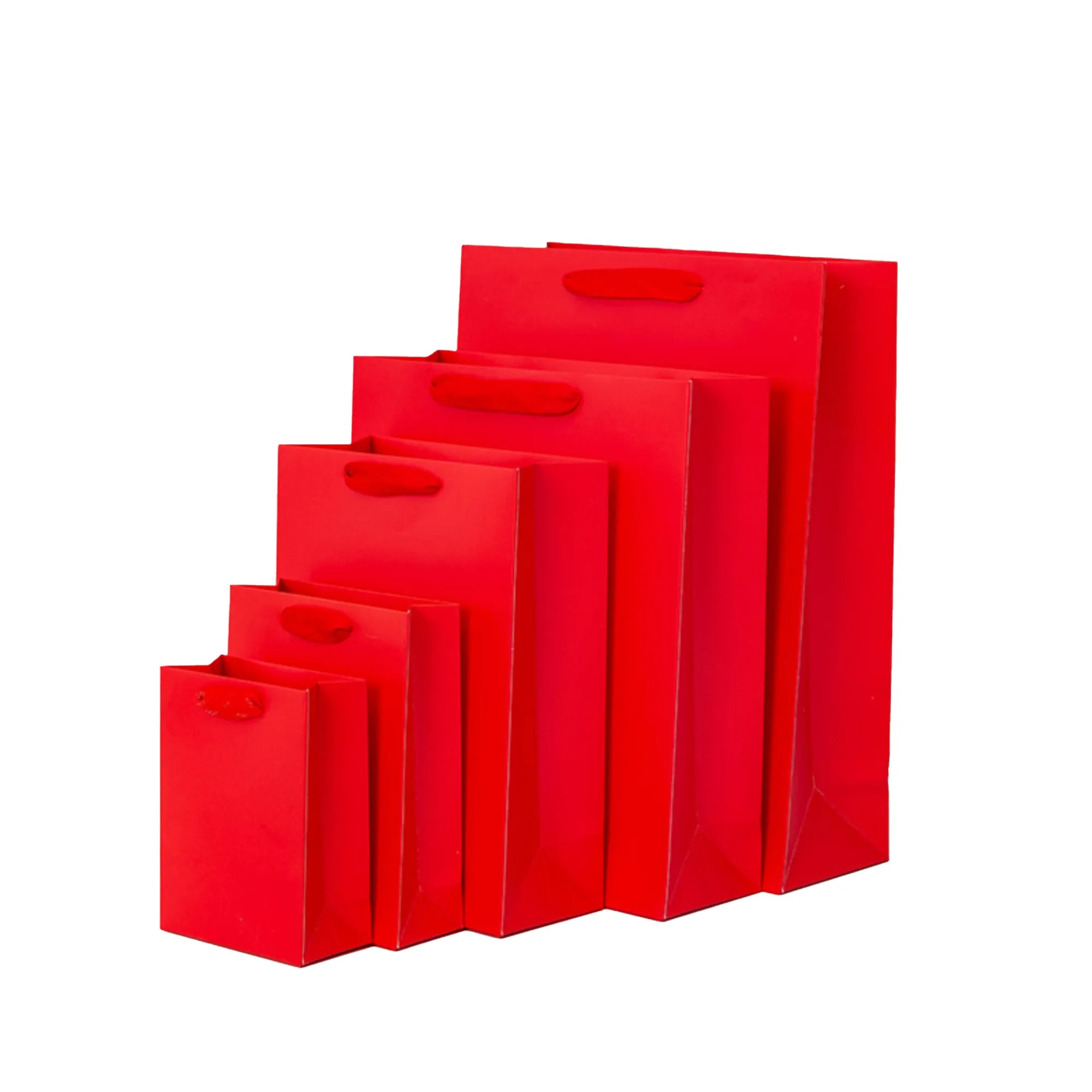 Thickened White Card Coated Paper Bags MOQ50 2