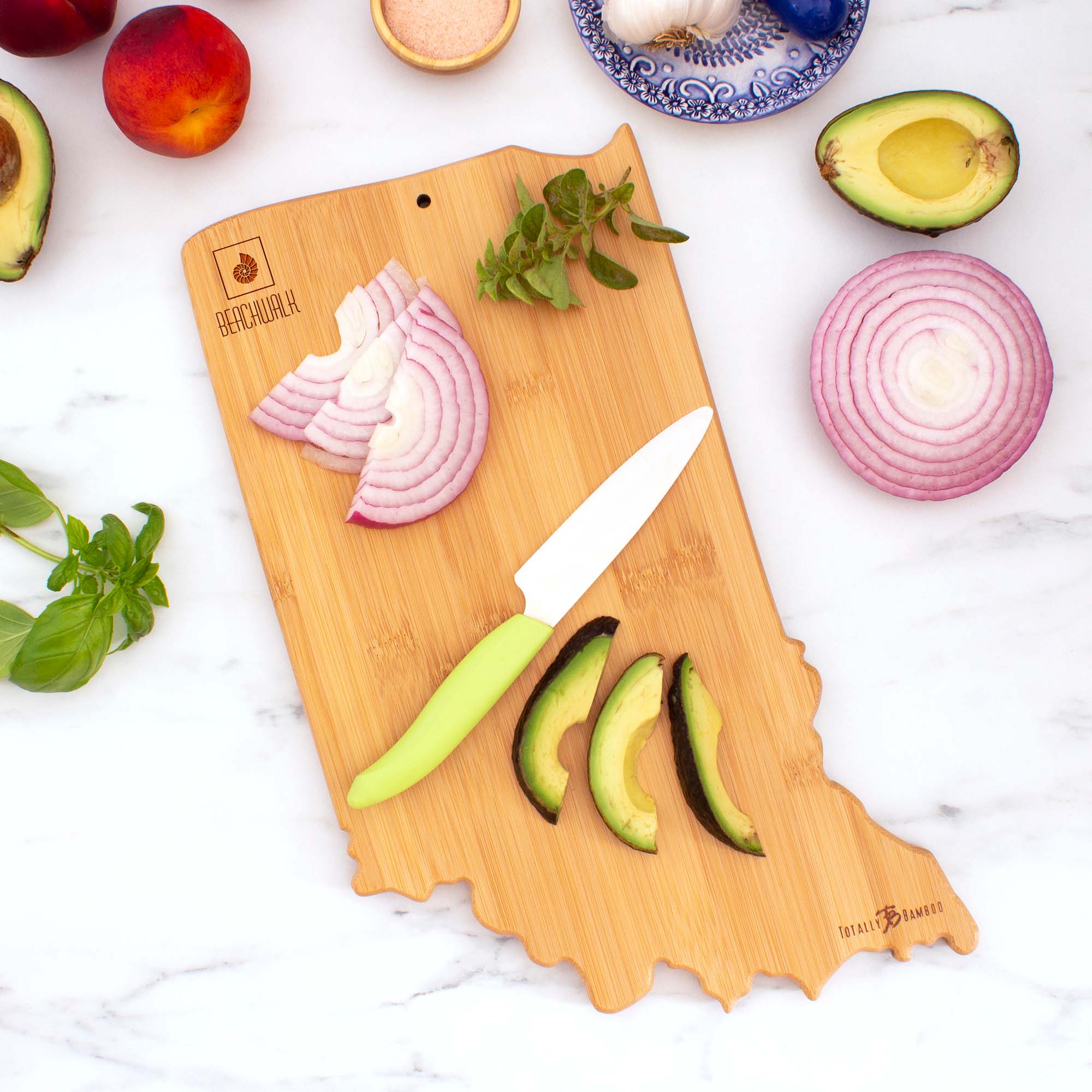 Destination Indiana Cutting & Serving Board 8