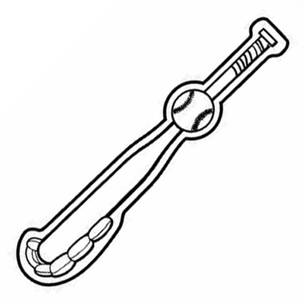 Magnet - Baseball, Bat & Glove - Full Color 2