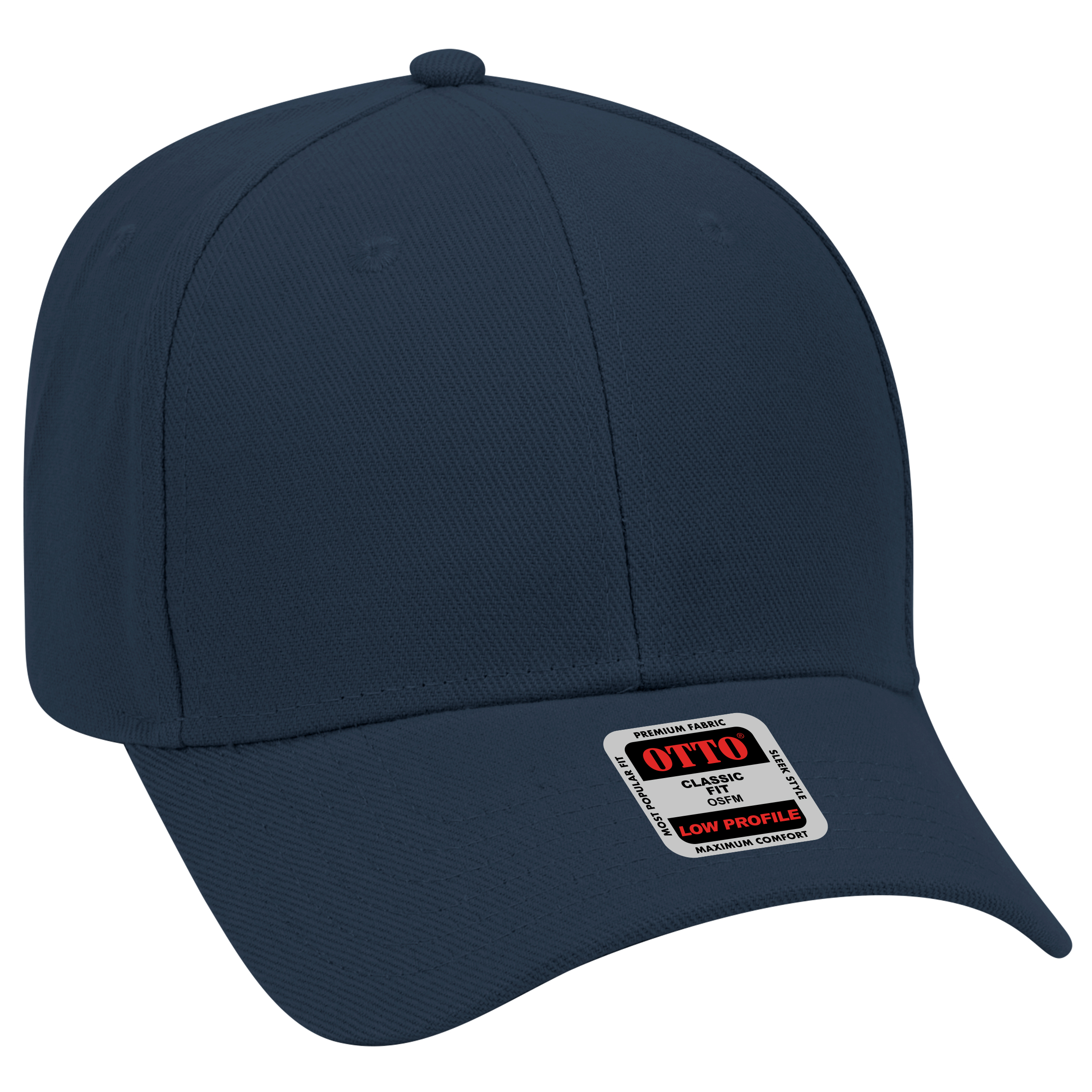 OTTO CAP® 6 Panel Low Profile Baseball Cap 12