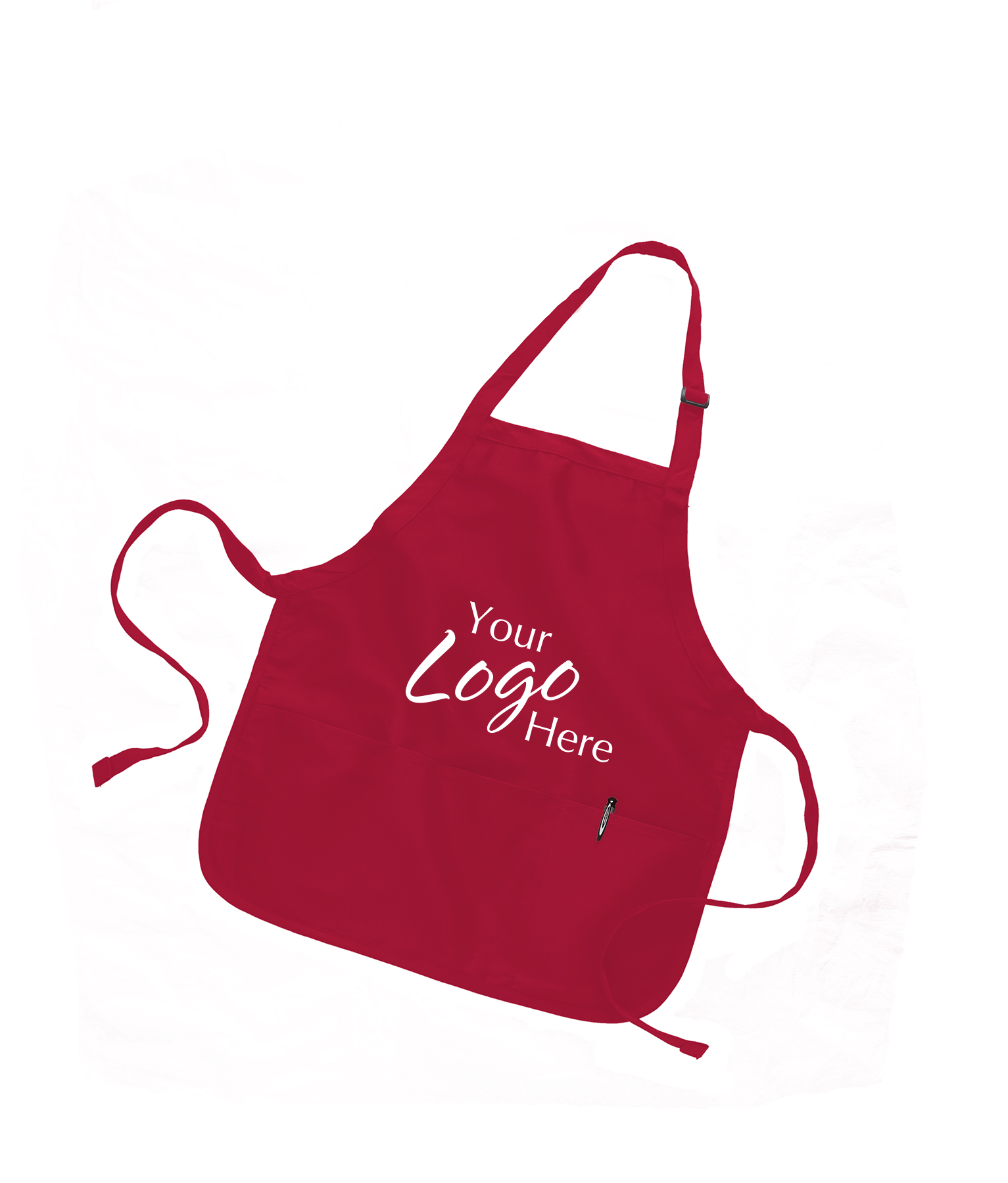 Medium Length Apron with 3 Compartments (22"x24") 15