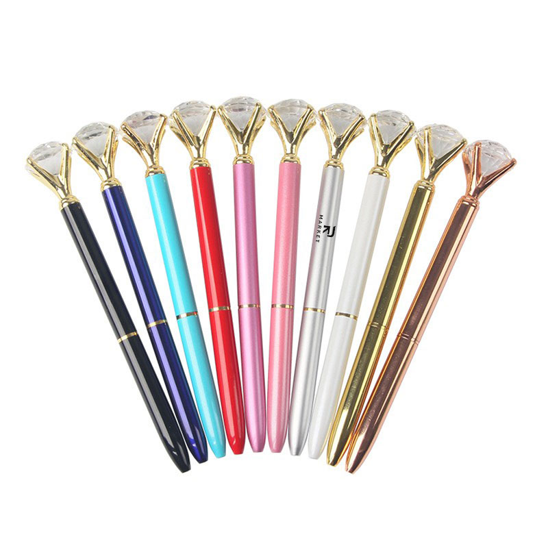 Crystal Diamond Bling Metal Ballpoint Pen 1