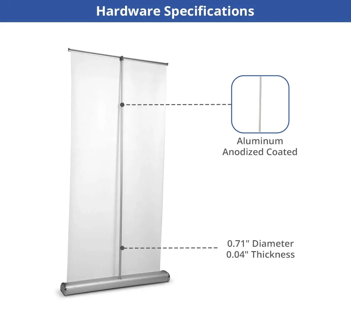 High Quality Retractable Banner Stands - Hardware only 2
