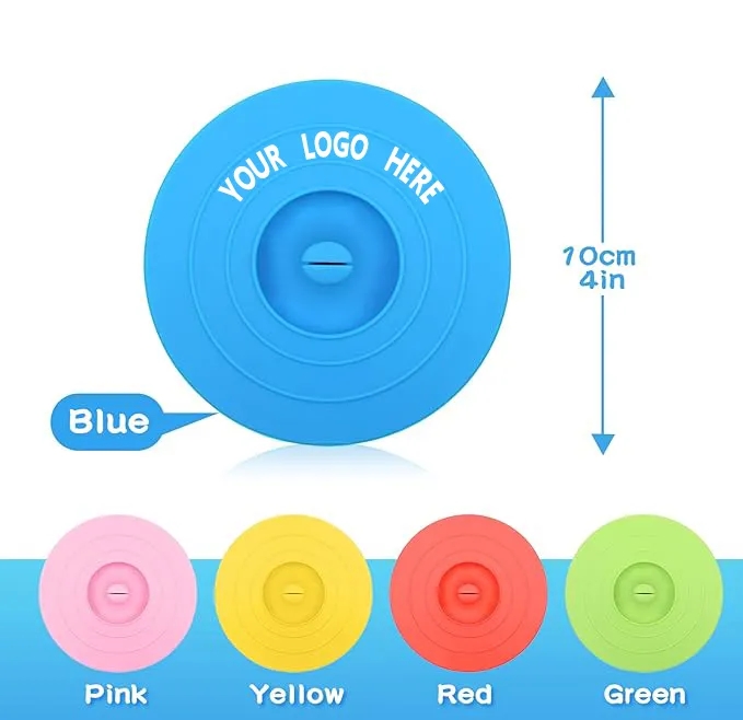 4" Silicone Cup Lid Mug Cover 2