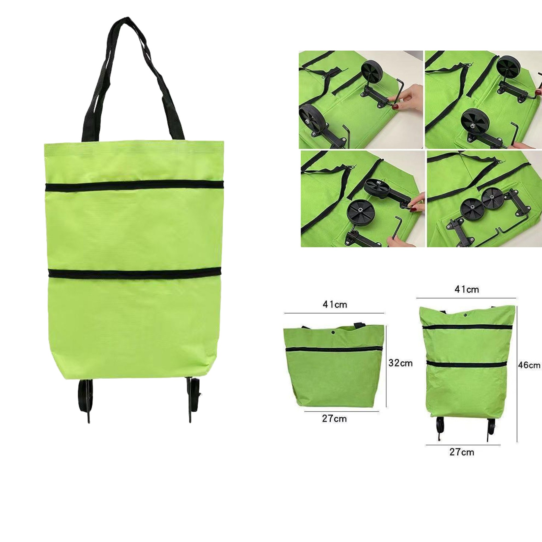 Portable Wheeled Tote Bag 2