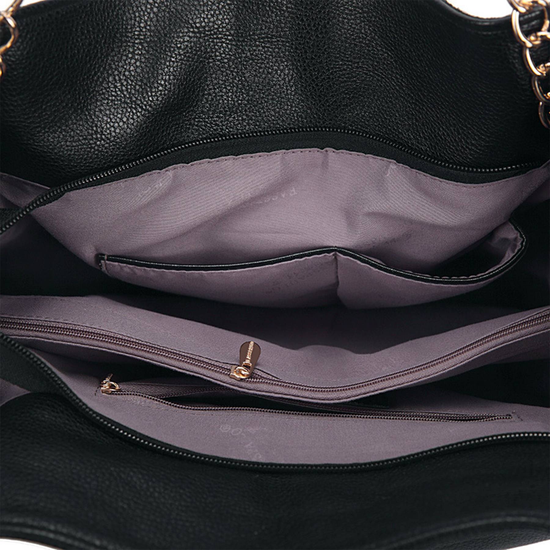 PU Leather Large Serpentine Handbag Tote Bag for women, custom tote bag with logo imprint 5