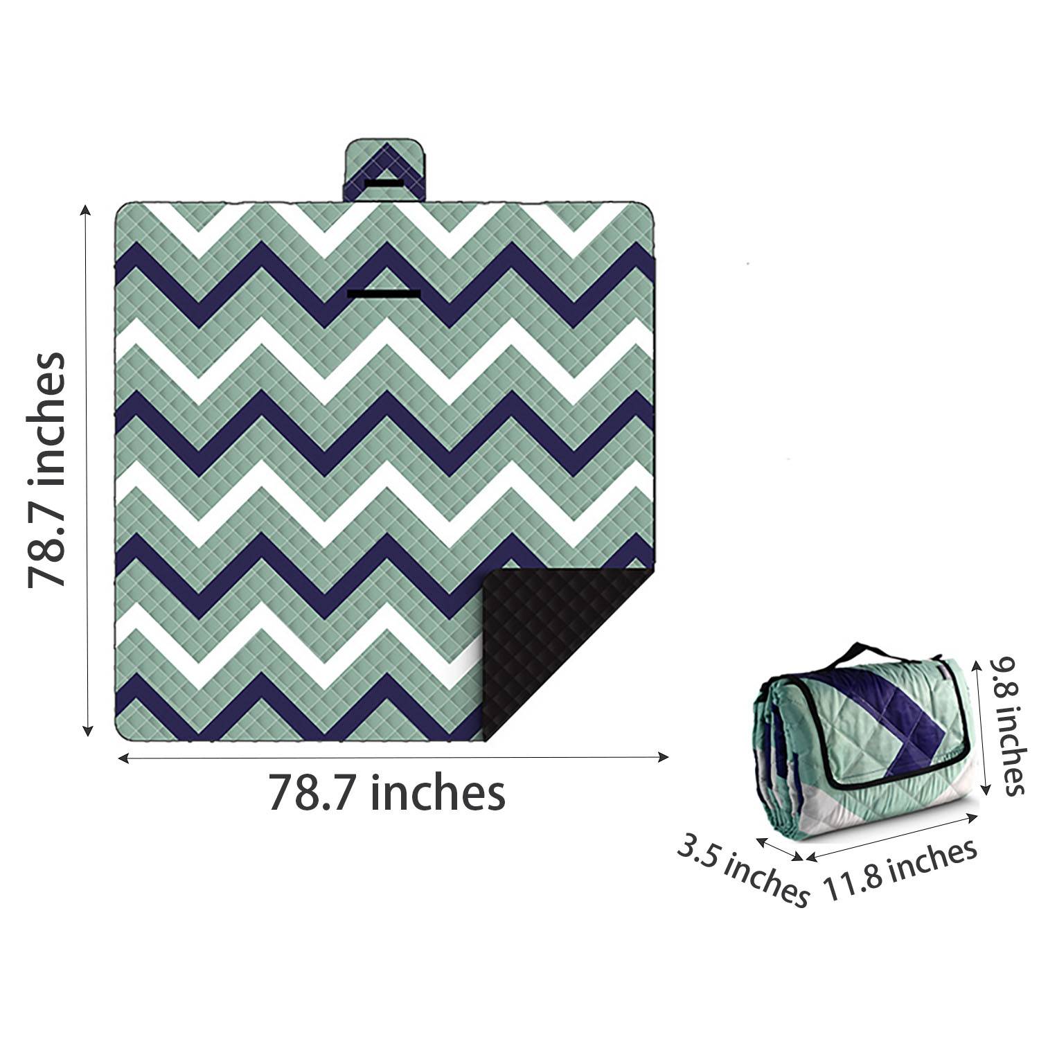 Pocket Folding Outdoor Picnic Blanket 2