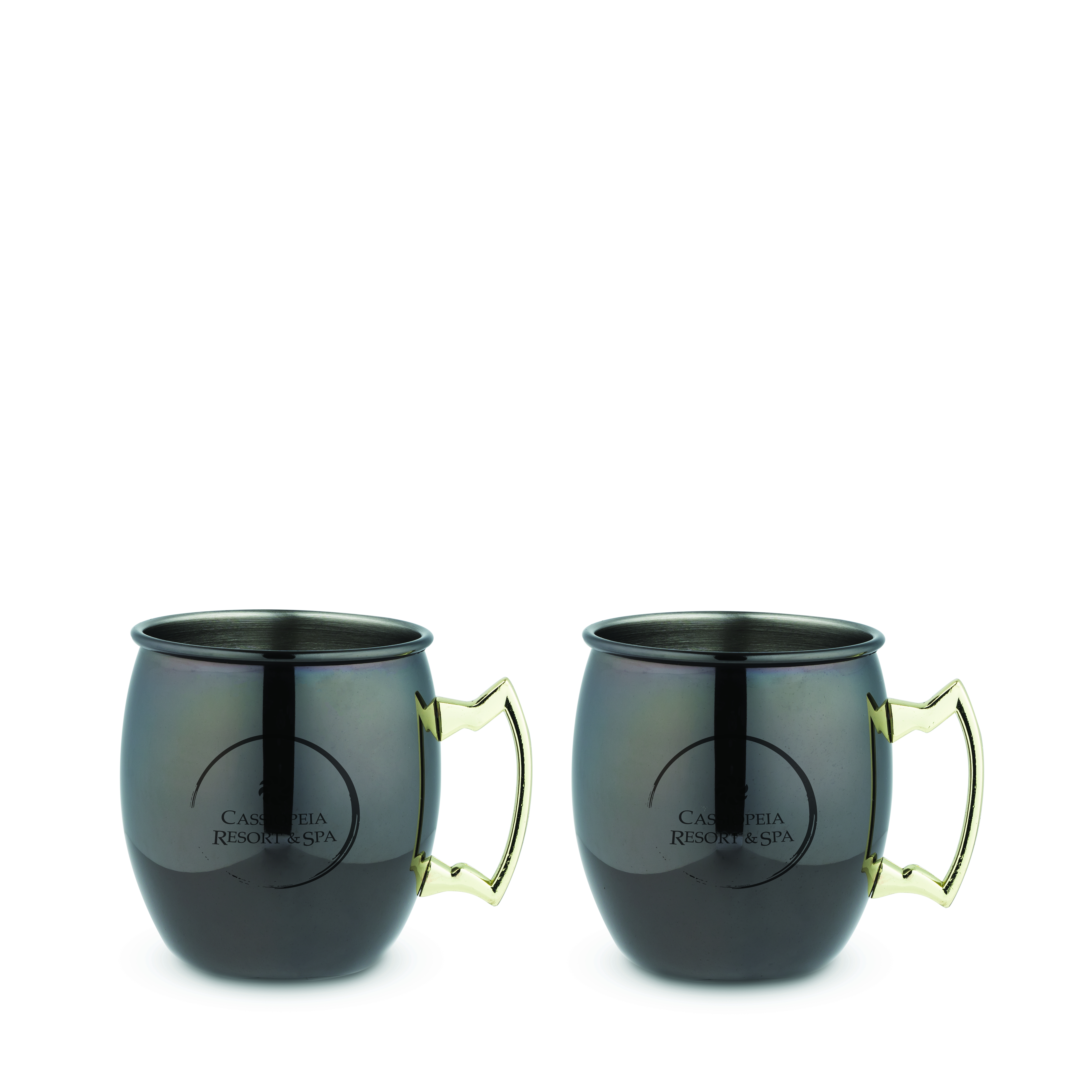 True® Black Moscow Mule Mug - Set of 2