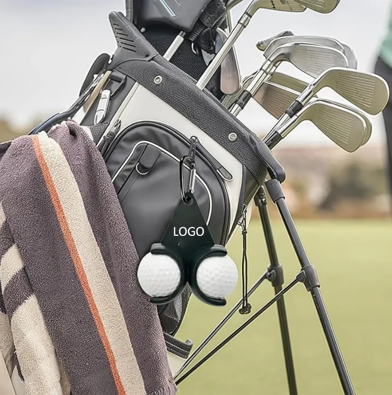Custom Personalized Golf Ball Holder with Clip - Engraved Name - Bulk Order Available 1
