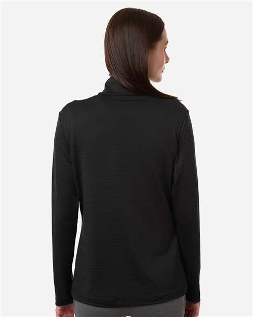 Women's Textured Stripe Quarter-Zip Pullover - A709 17