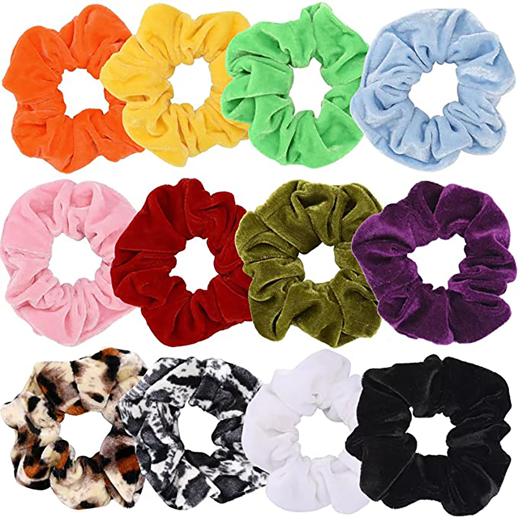 Scrunchies Chiffon Elastic Hair Ties/Bands/Bandana for Women 8