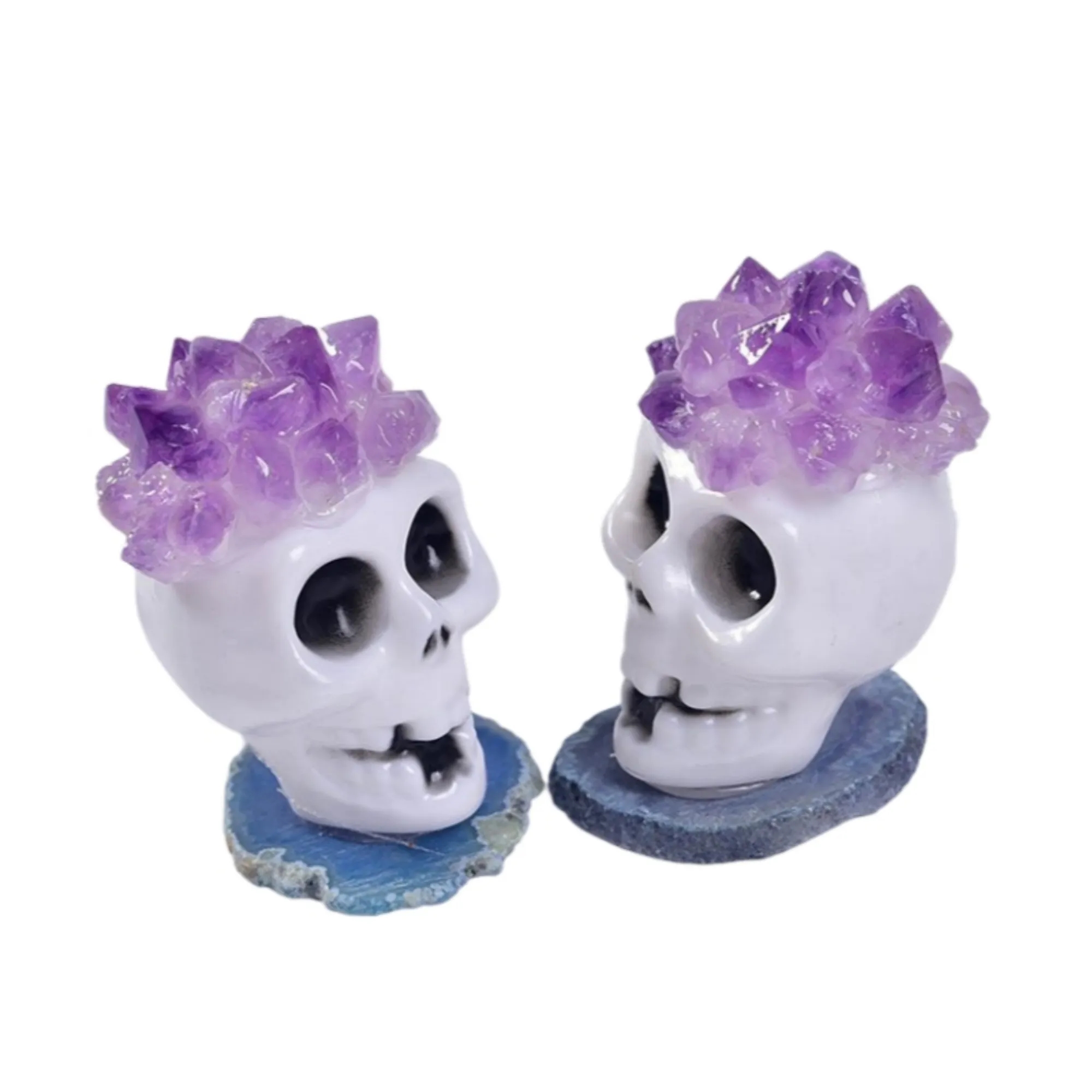 Crystal Mini Skull Halloween Ornament 3