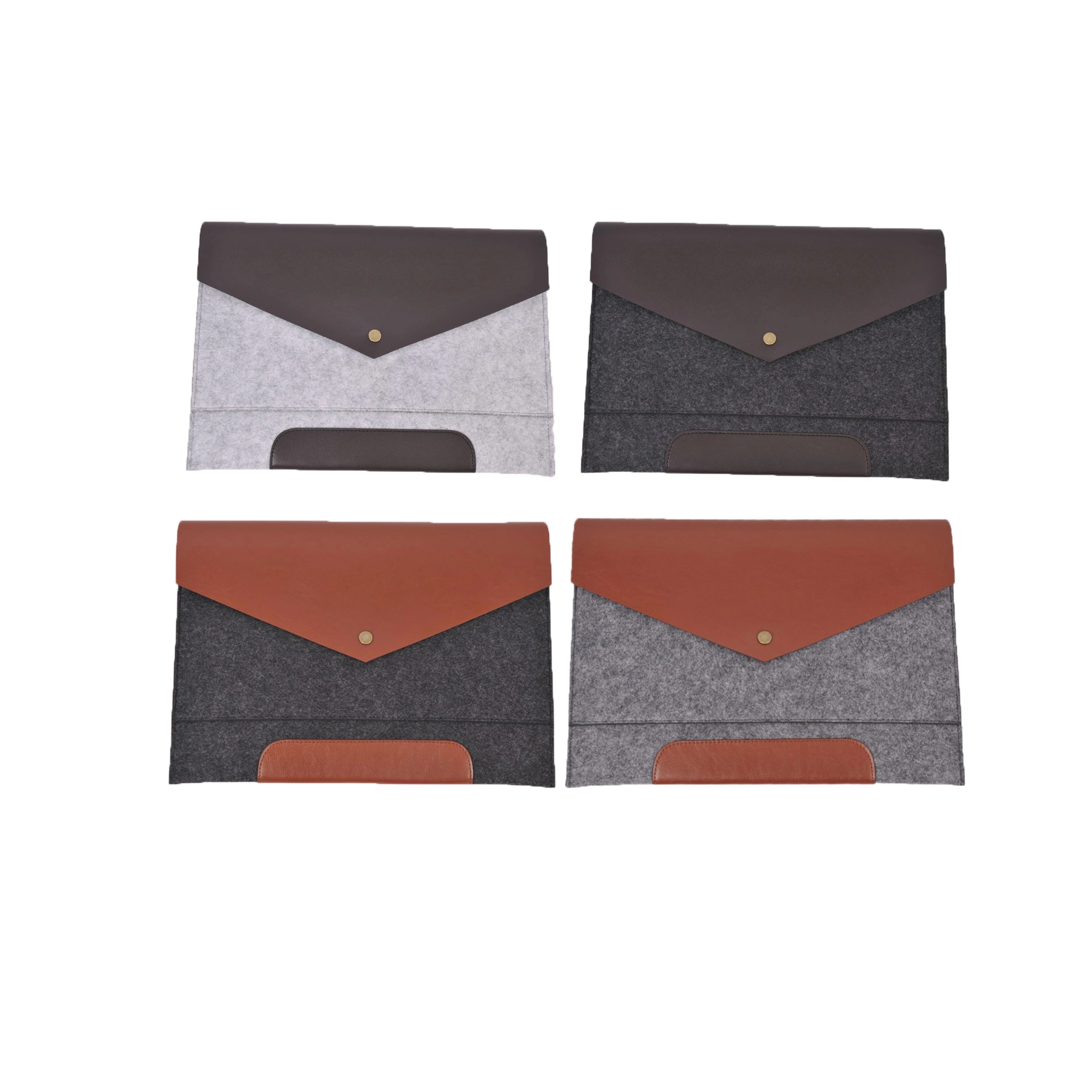 Felt Leather File Bag 2
