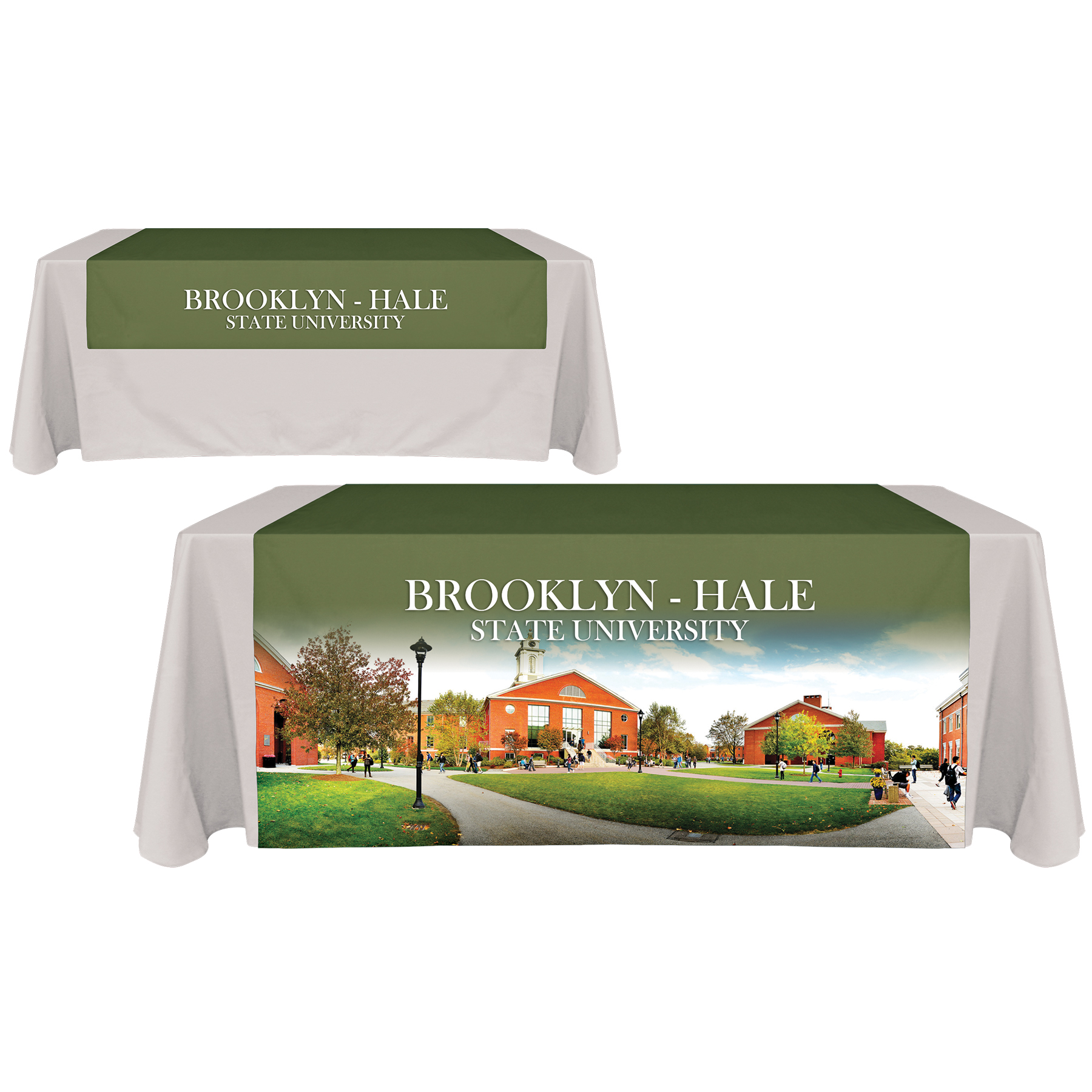 60" x 72" Digitally Printed Table Runners 6