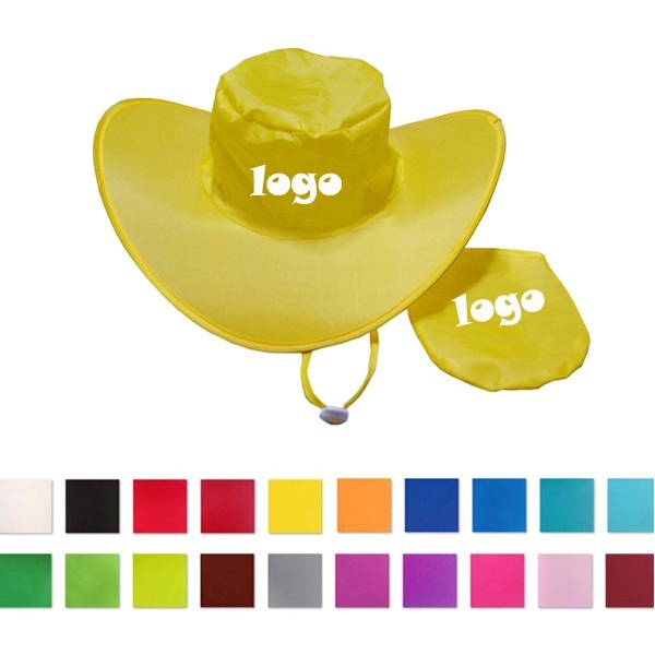 Folding Cowboy Hat With Pouch 6
