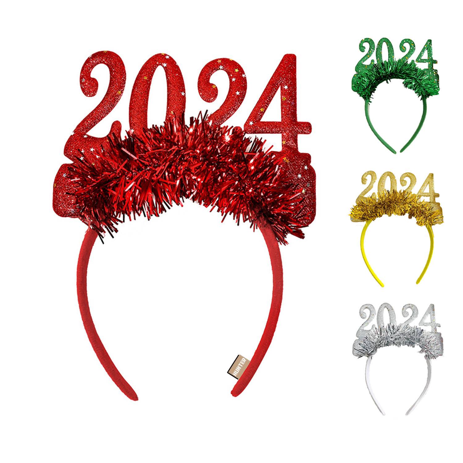 Christmas Party Digital New Year Decorative Headband 14