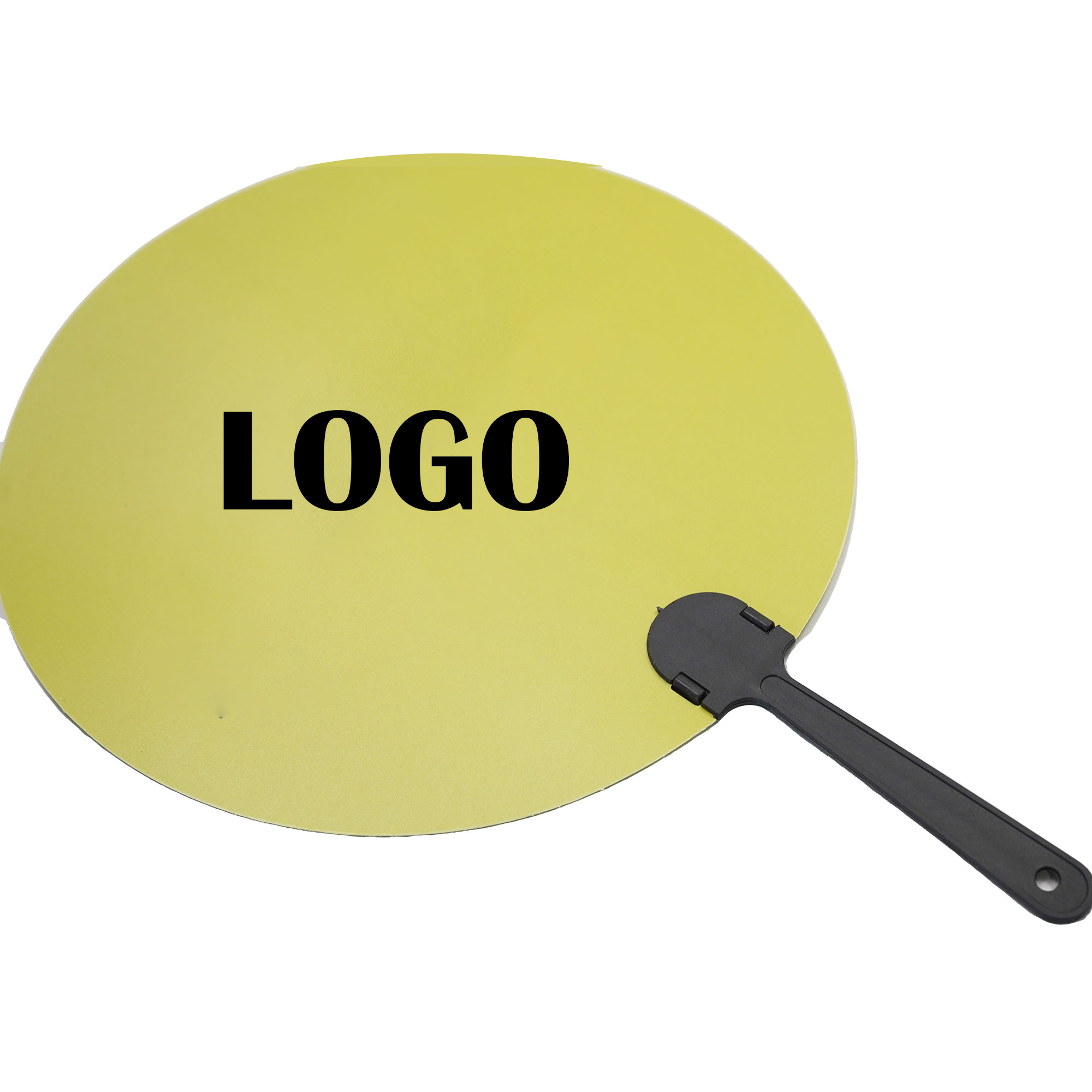 Custom Full Color Folding Fan With Durable Plastic Handle 2