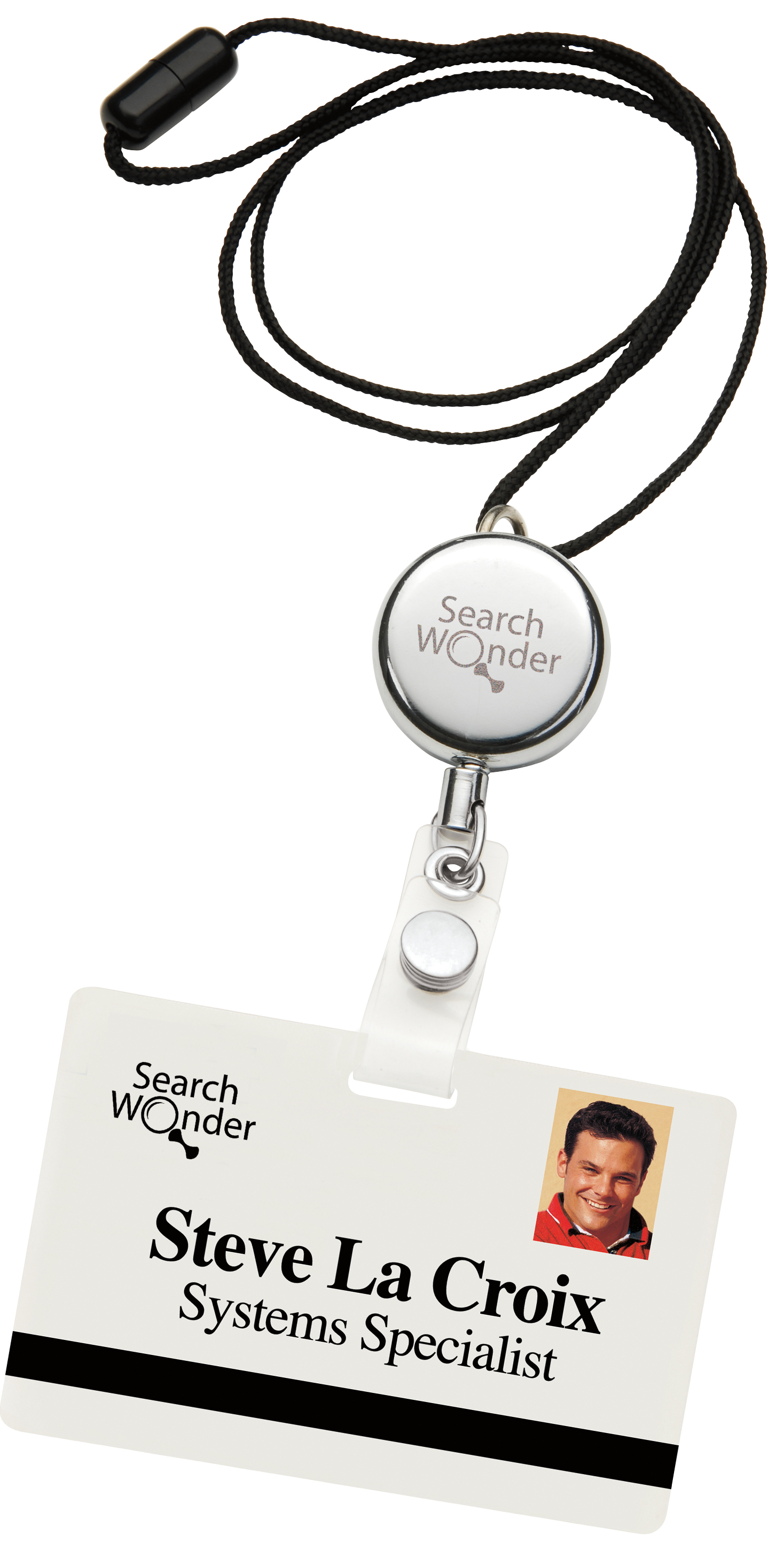 Dual Function Metal Badge Holder 5