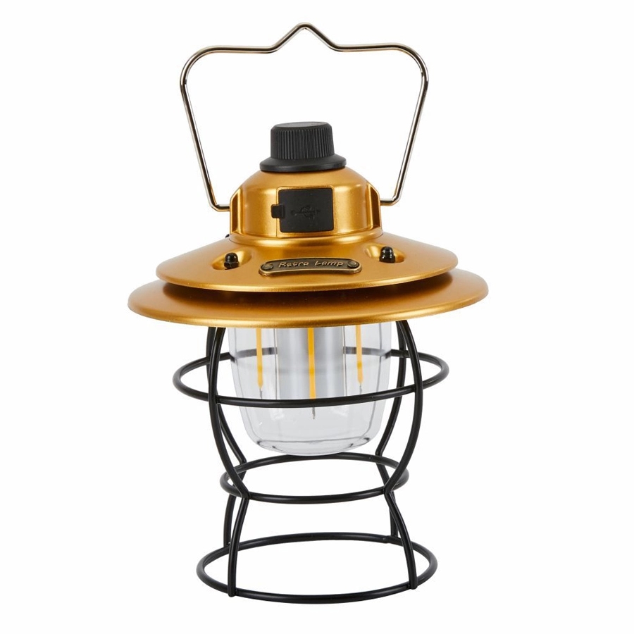 Retro Outdoor Camping Light & Picnic Lantern with Power Bank 8