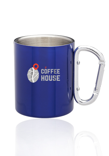10 oz. Carabiner Handle Stainless Steel Mugs 17