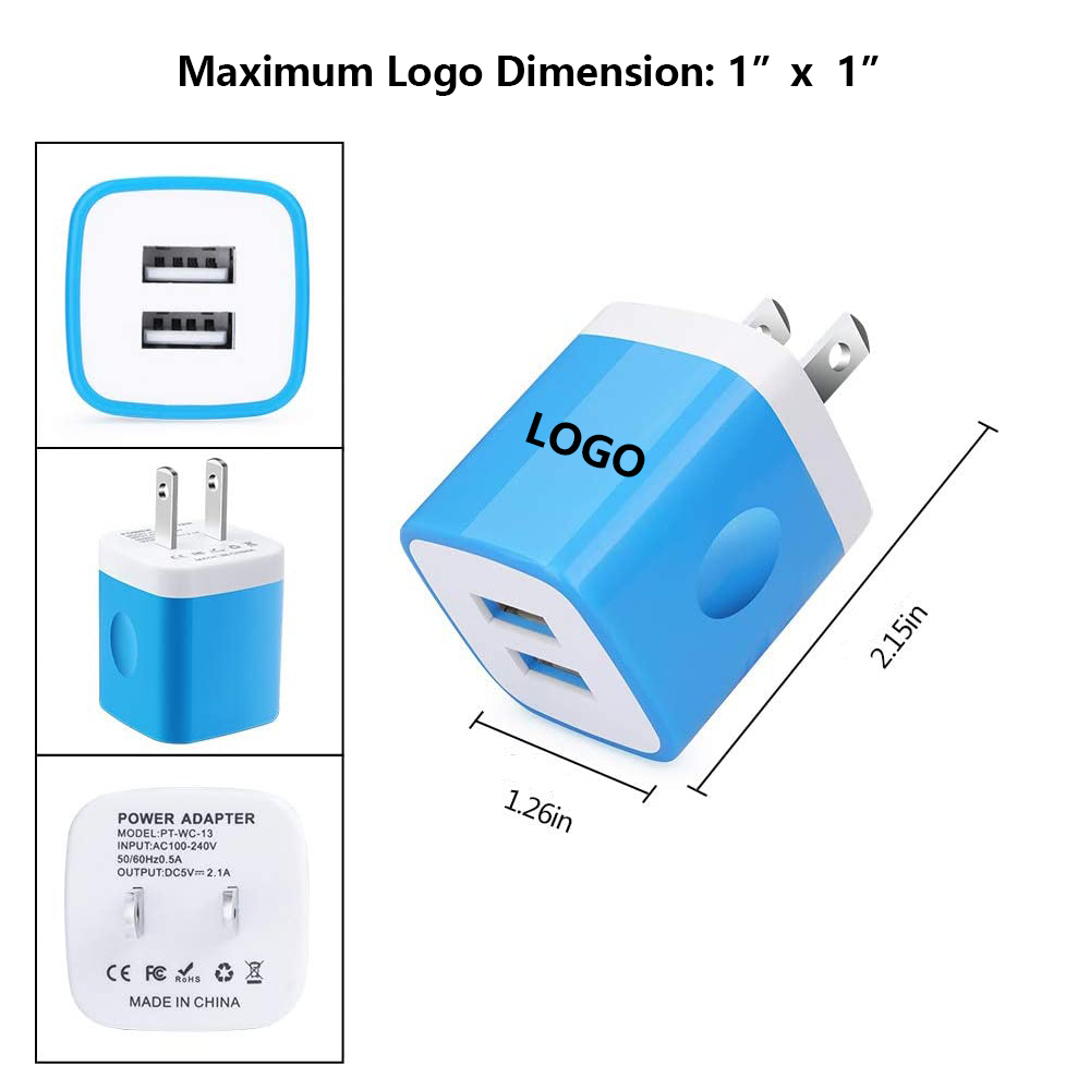 2 Port USB Wall Charger 3