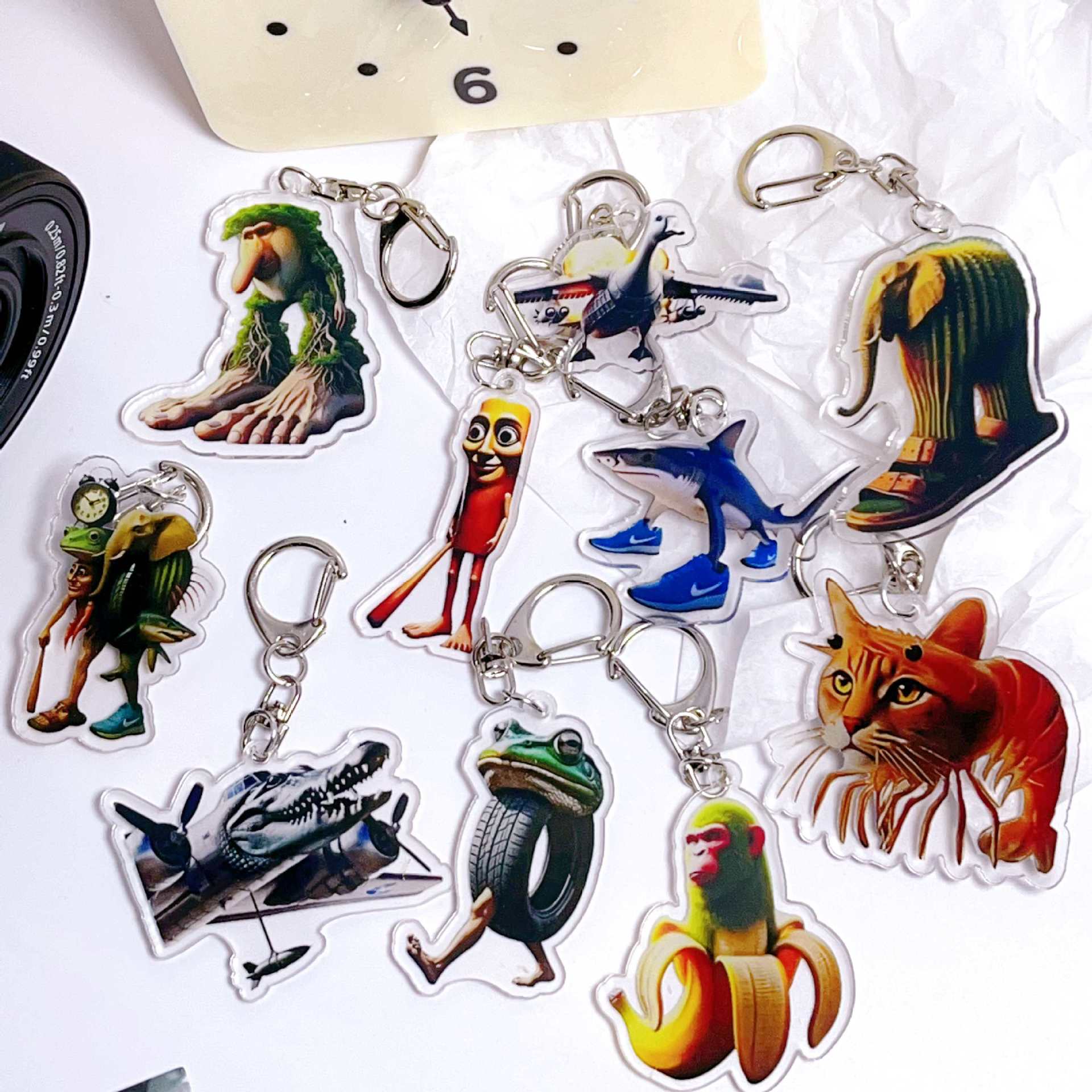 Custom Logo Acrylic Keychain 2