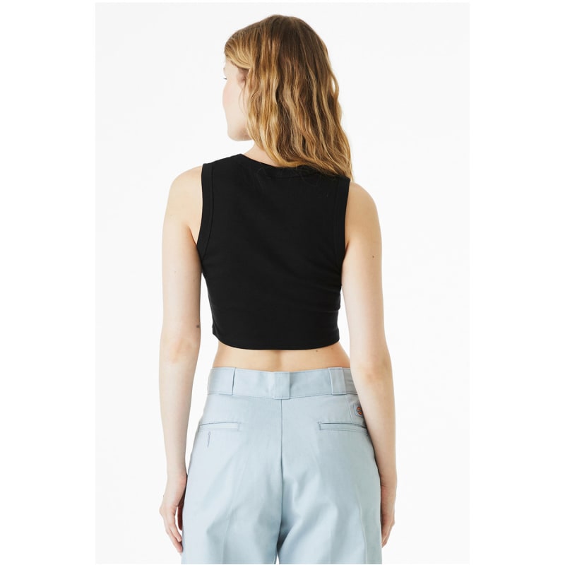 Bella + Canvas Ladies' Micro Rib Muscle Crop Tank 54