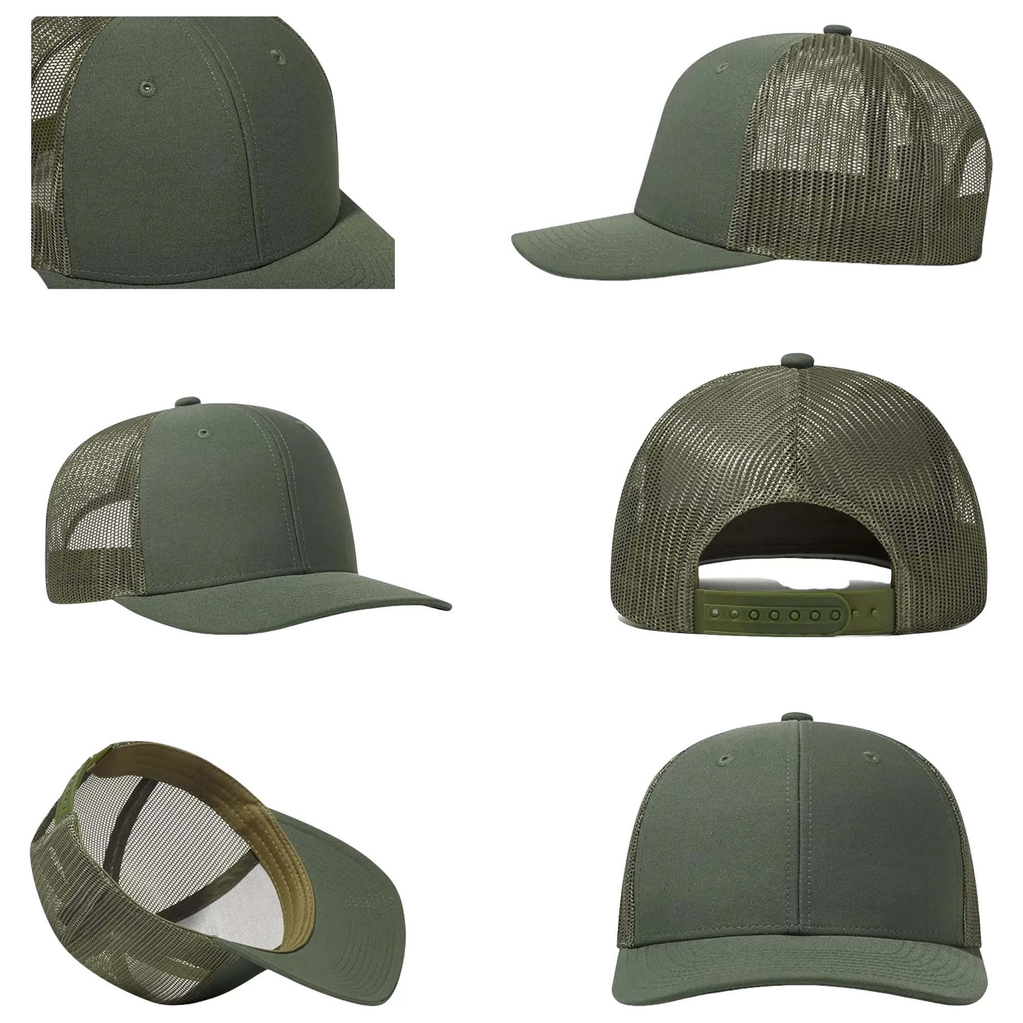 Premium Embroidery 6 Panel Structured Trucker Cap MOQ50 2