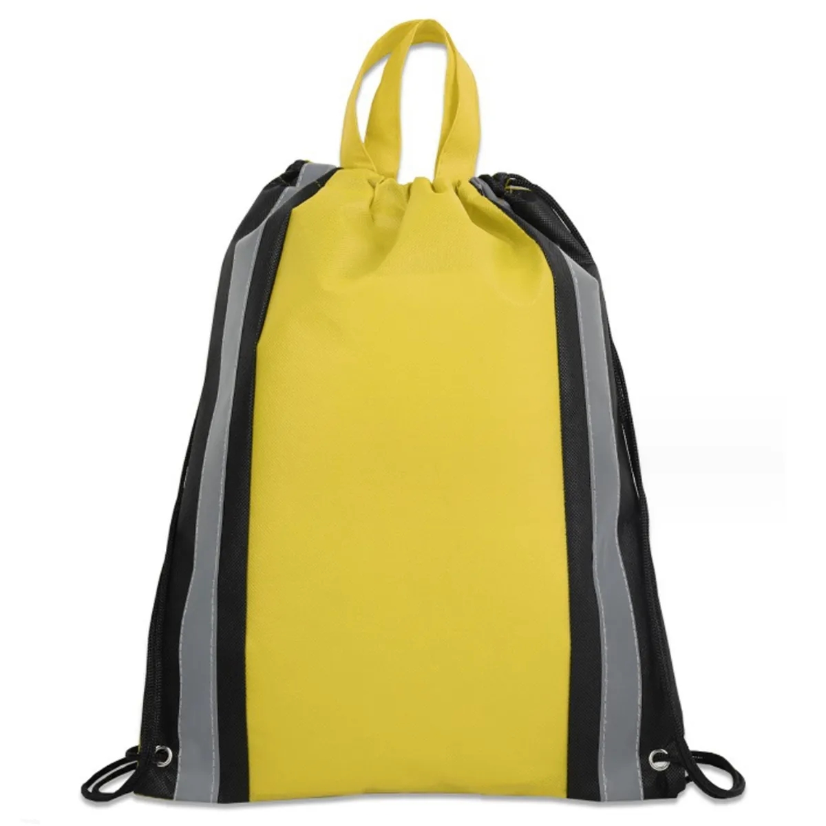 210D Polyester Custom String Bags with Reflective Stripe 1