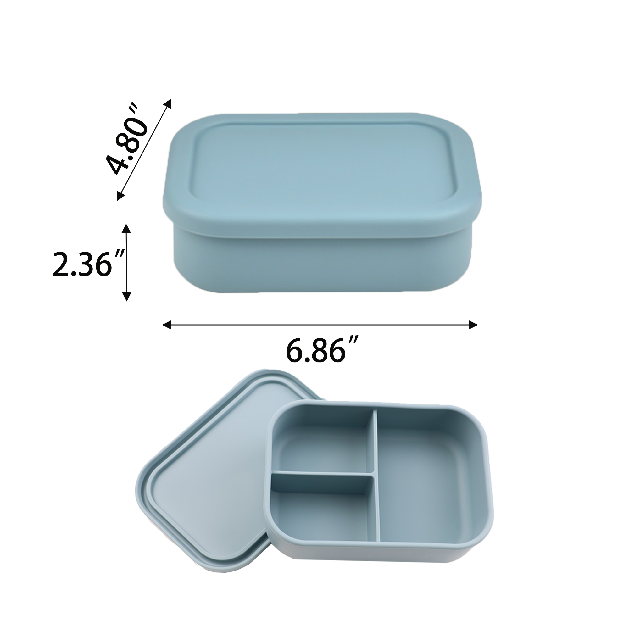 Silicone Lunch Bento Box 2