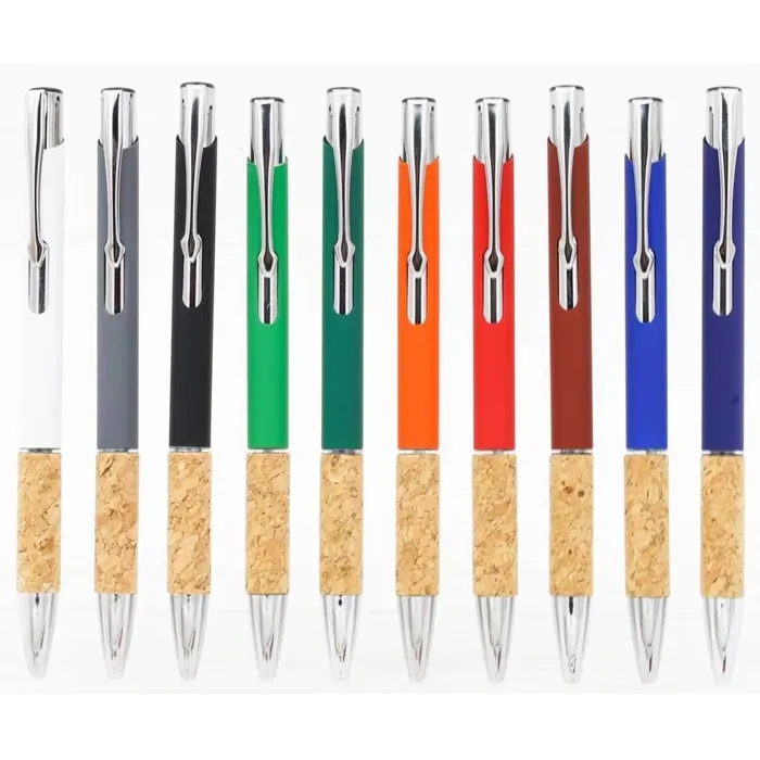 Softy Metal Pen with Natural Cork Grip 10