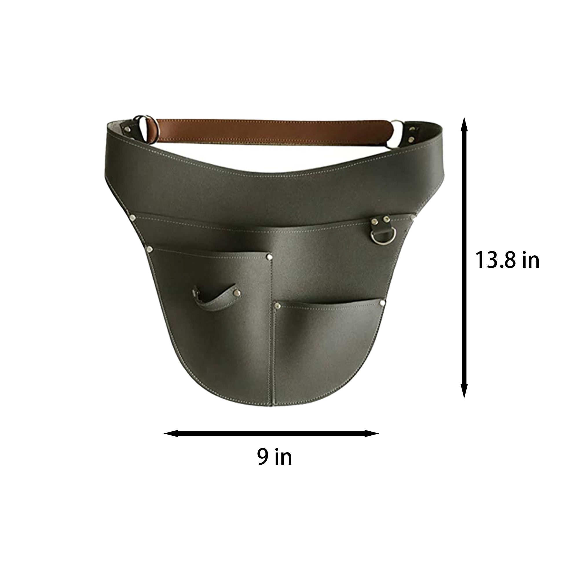 Polyurethane Multi Functional Electrician Leather Apron 4