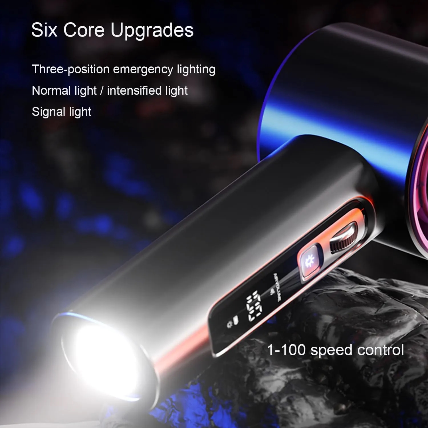 High-Speed Handheld USB Mini Turbine Electric Fan 3
