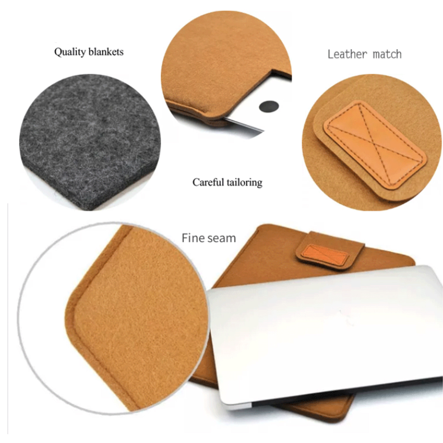 Felt Computer Bag iPad Laptop Sleeve 2