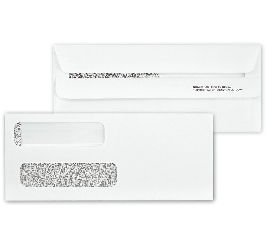 Envelopes, Check, Double Window, Self Seal 4