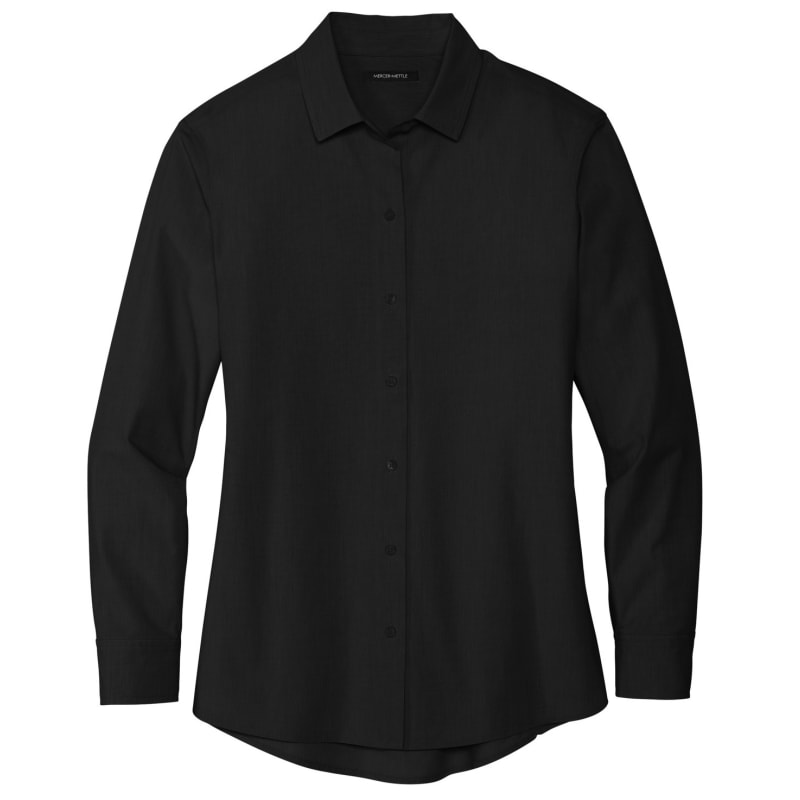 Mercer+Mettle Women's Long Sleeve Stretch Woven Shirt 8