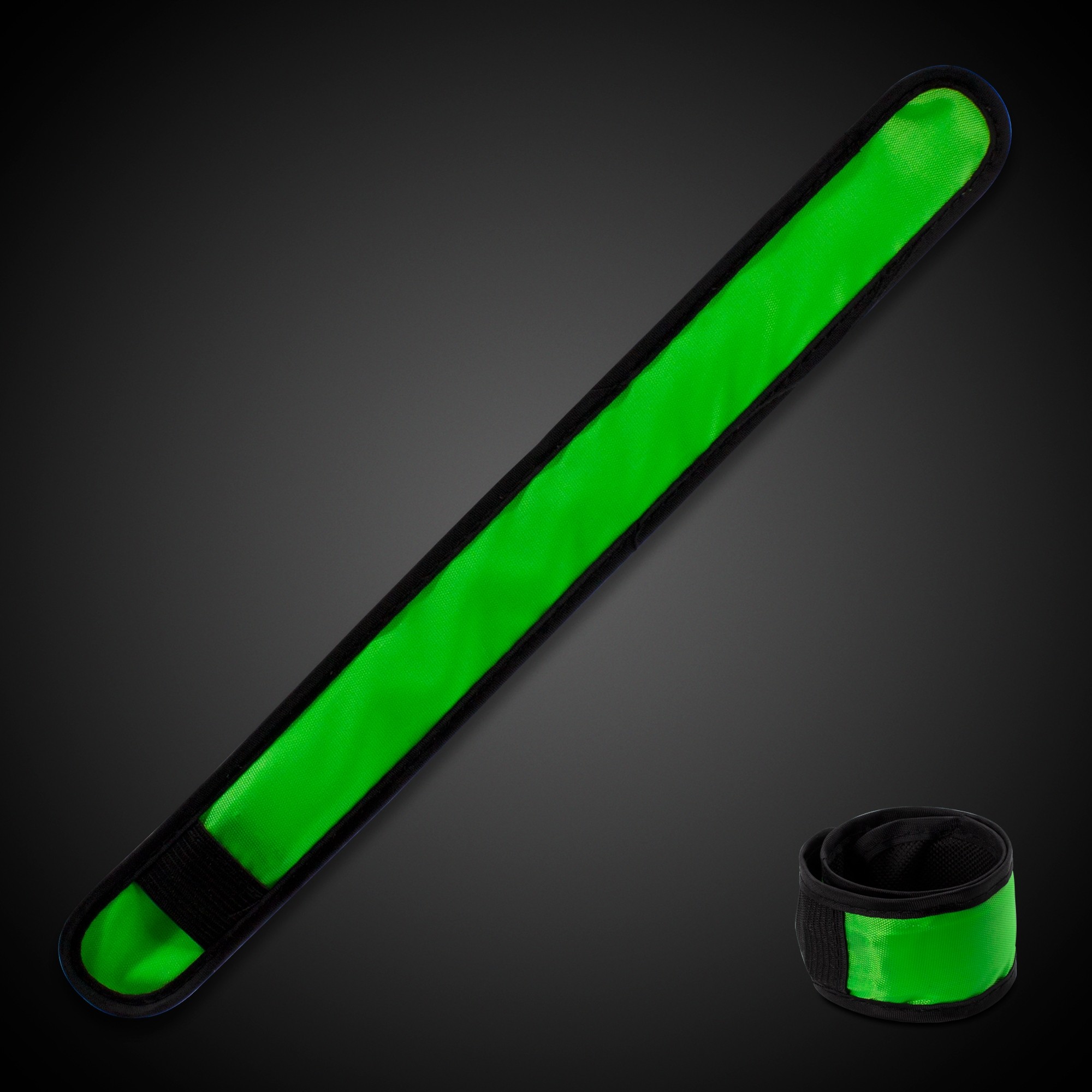 Green LED Slap Bracelet 1