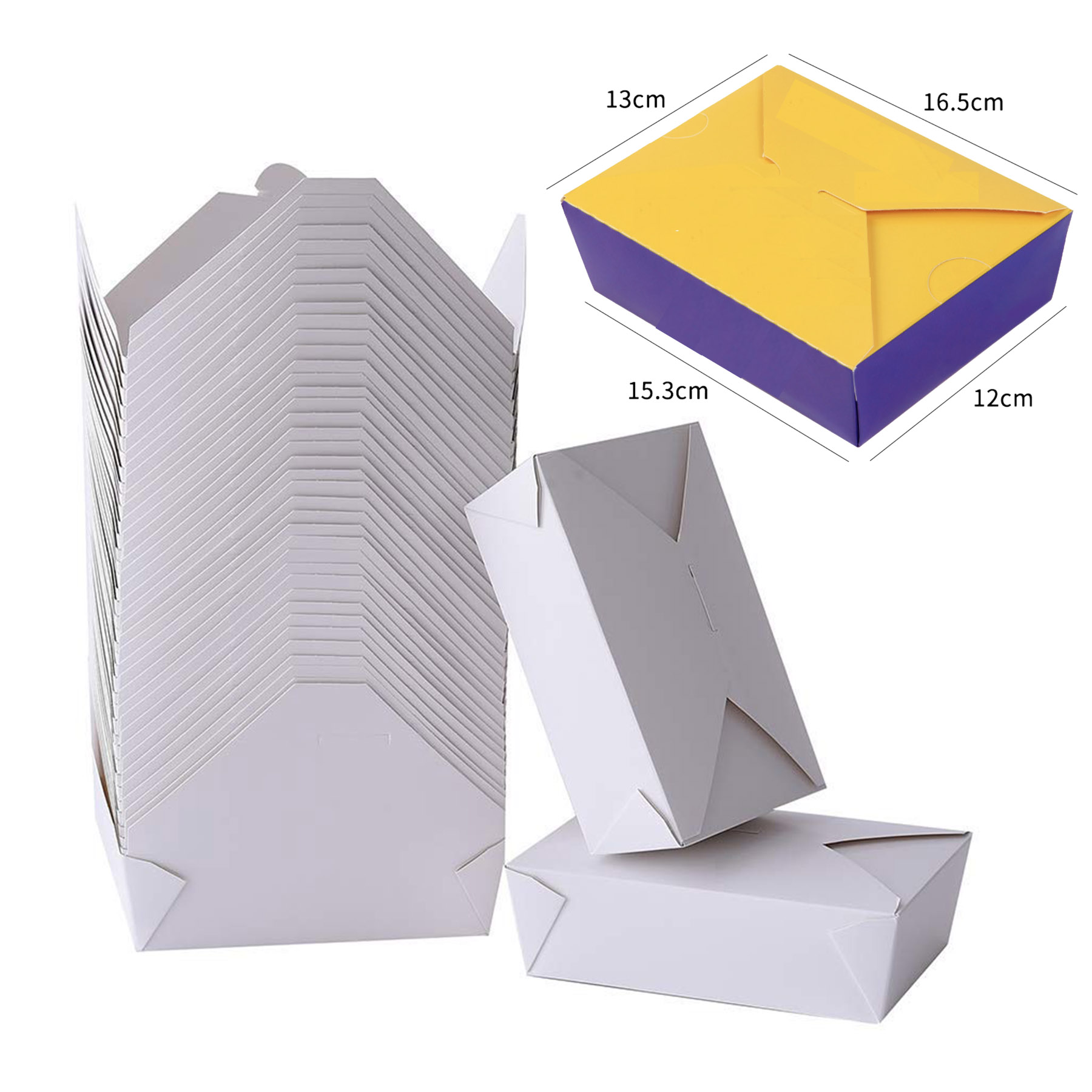 Take Out disposable Food Paper Boxes Containers 1
