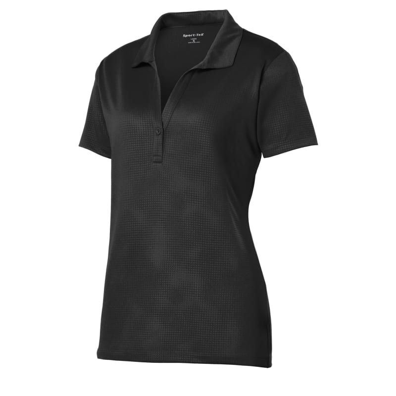 Sport-Tek Women's Embossed PosiCharge Tough Polo . 18