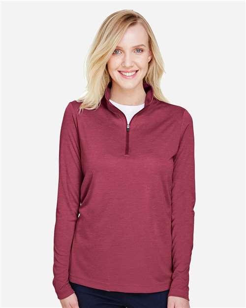 Women's Zone Sonic Heather Performance Quarter-Zip Pullover - TT31HW 13
