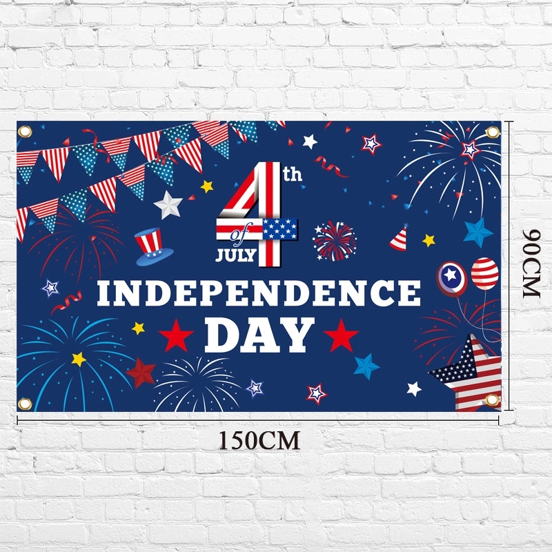 Independence Day Banner Backdrop Decorations 4