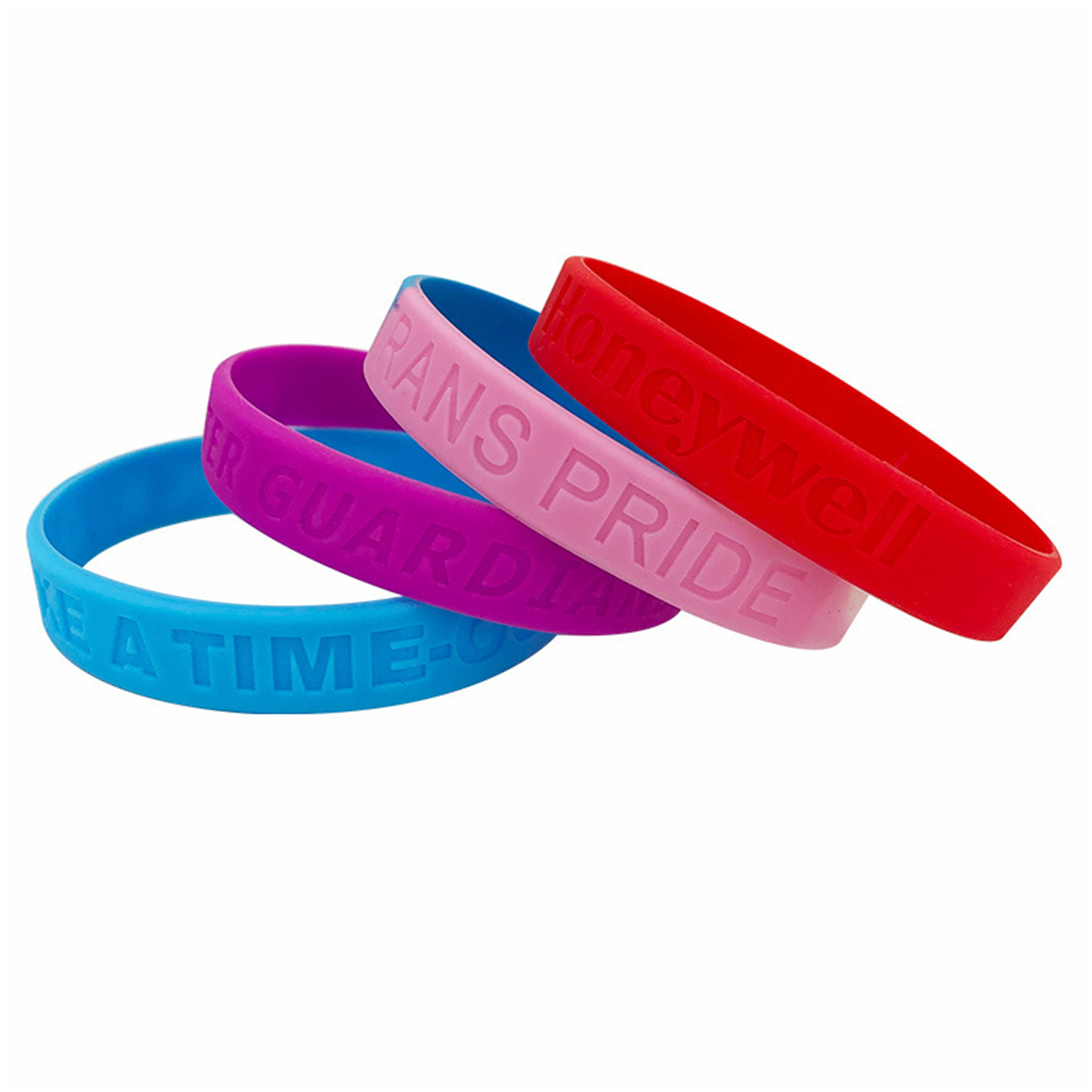 Debossed Silicone Wristband 1